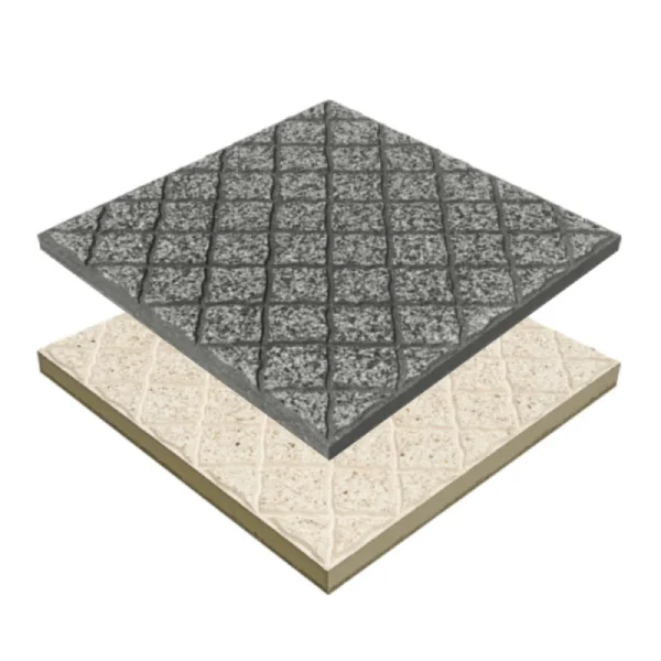 MOSAICO HID 40*40*3 MOCA/PRETO MACEL REFª 4208