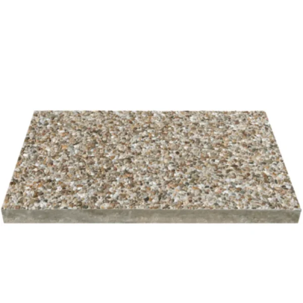 MOSAICO HID 40*40*3.5 SEIXO/GODO LAVADO MIUDO MACEL REFª 314