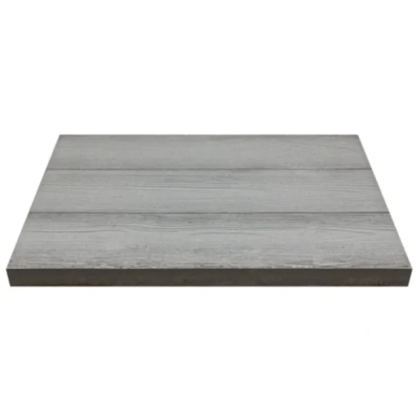 MOSAICO 60*40*3 PLACA MADEIRA CINZA CLARO MACEL RFª 6365