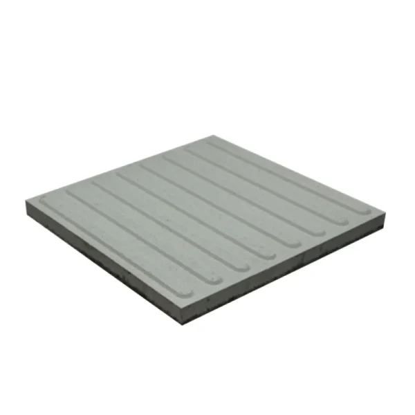 MOSAICO TACTIL LINHA GUIA MACEL 40*40 CINZA