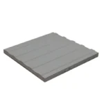 MOSAICO TACTIL PAVIMENTO DIRECIONAL 40*40*3.5 CINZA CLARO -185 - MACEL