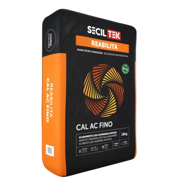 REABILITA CAL AC FINO (AC01 NATURAL) 25KG - SECILITEK